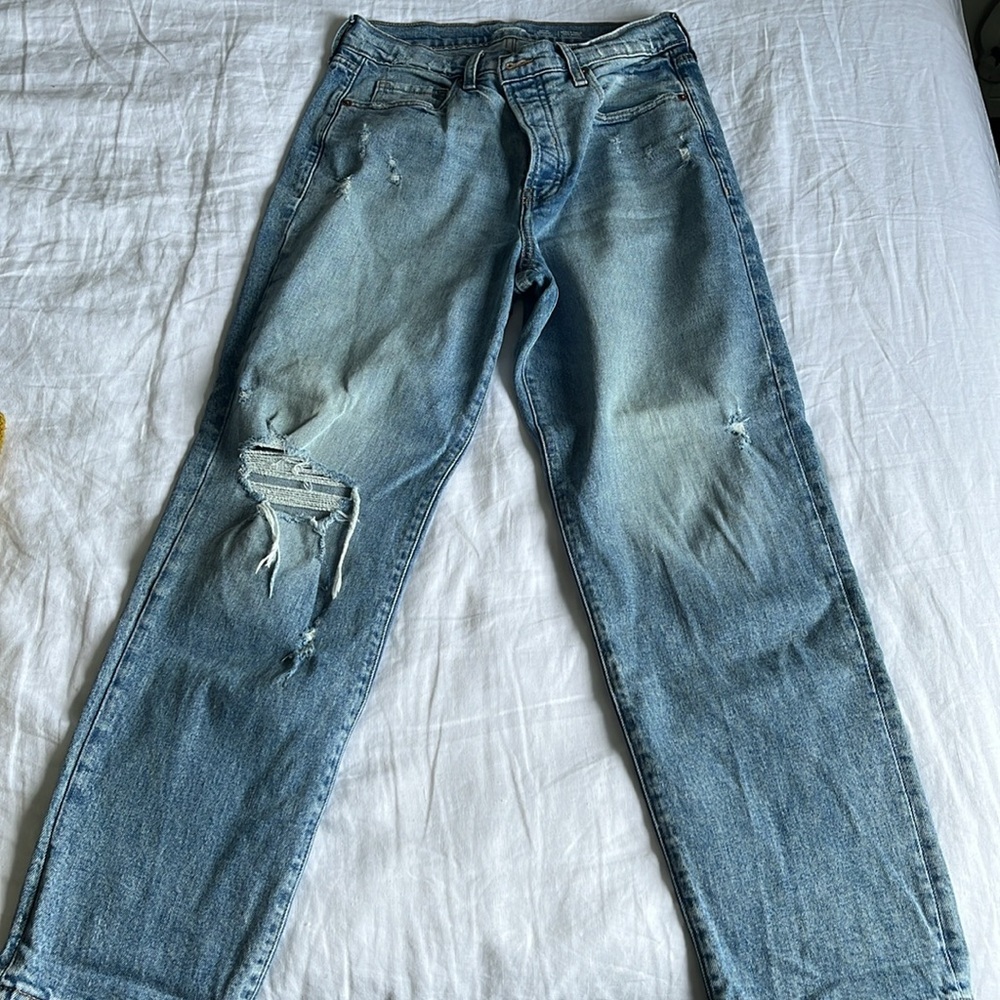 Old navy sky-hi straight extra high rise jeans - Picture 6 of 6